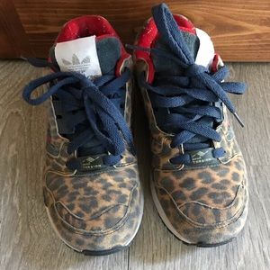 Adidas cheetah print runners